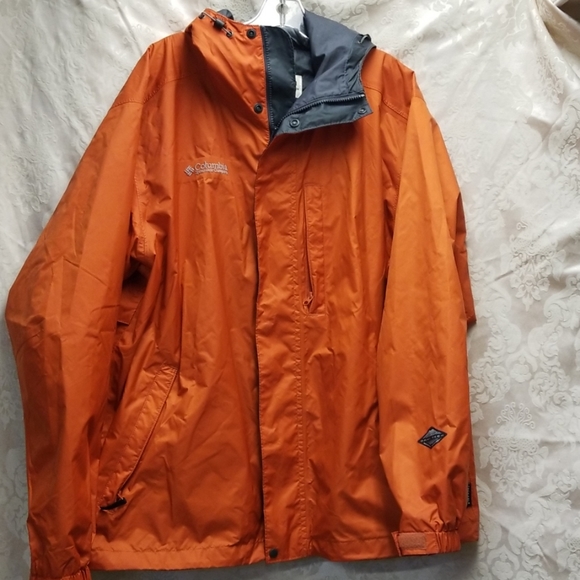 Columbia Other - Columbia OmniTech Jacket Lrg GUC Waterproof Orange